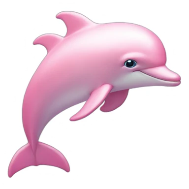 Pastel-pink-colors-dolphin sticker
