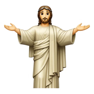 Christ the Redeemer, no frame sticker