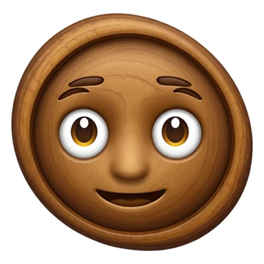 a walnut without face sticker
