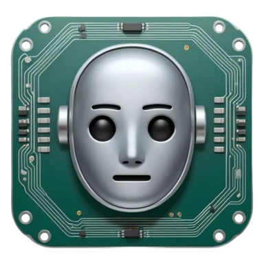 ai chip no face sticker