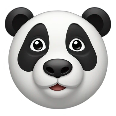 Cœur panda sticker