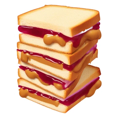 peanut butter jelly sandwich with a doorhinge sticker