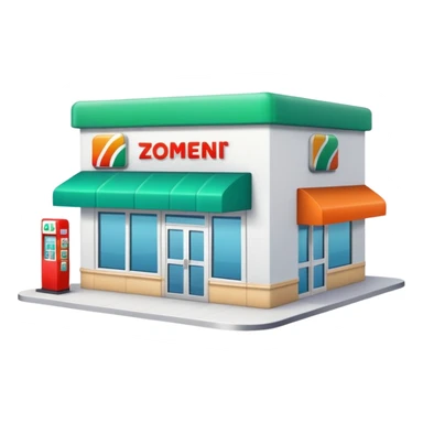 7/11 convenience store sticker
