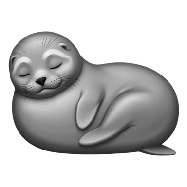Seal sleep sticker