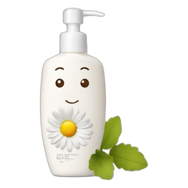 body lotion 250ml that expresses daisy sticker