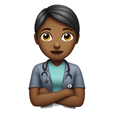 a girl at a psychiatrist's appointment sticker