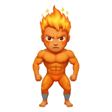Man peeing fire sticker