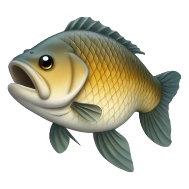 carp fish sticker
