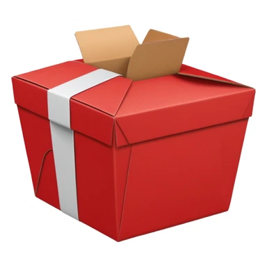 Takeaway Food Box red sticker