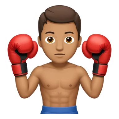 Can you make a cardboard box man with boxing gloves sticker