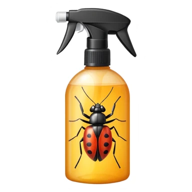realistic bug killing spray sticker