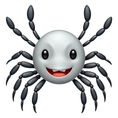 white tick with a blue background in a round shape sticker