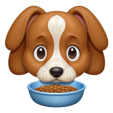 dog food sad dog emoji sticker
