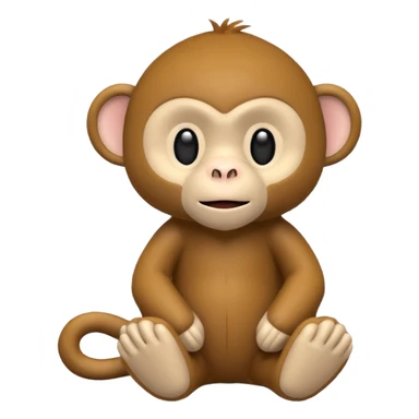 The ikea monkey stuffed toy sticker