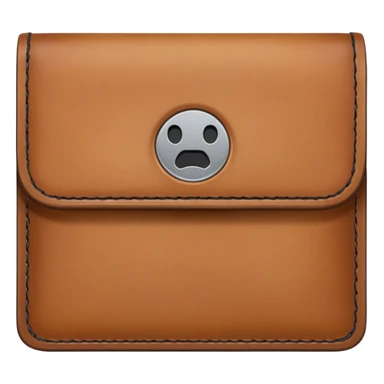 Sad open wallet sticker