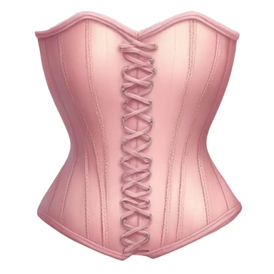 Vintage pink pastel corset sticker