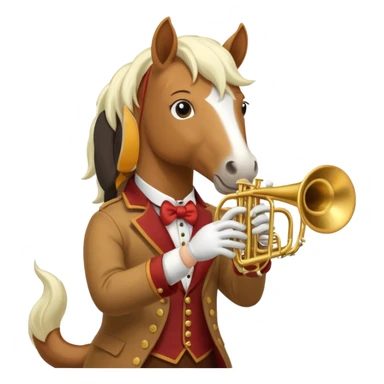 horse Musician sticker