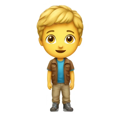 a kid is very must interested to learn and explore sticker