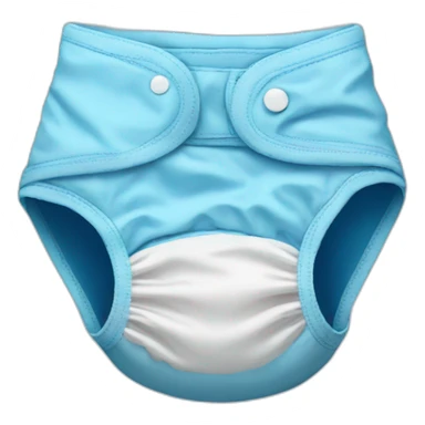 blue diaper sticker