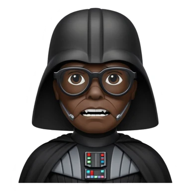 Dark vador avec des verrresnoires sticker