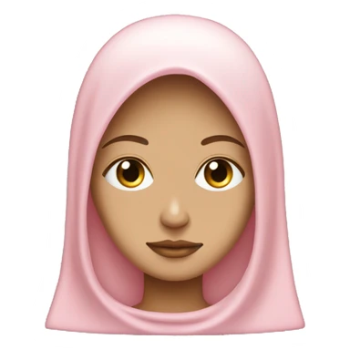 Light pink Fatima's Eye sticker