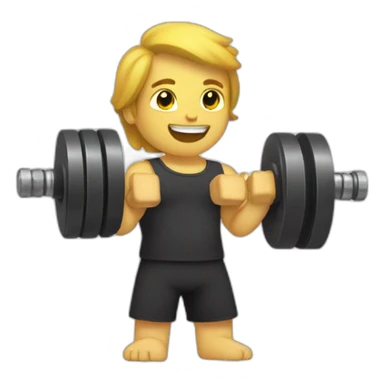 dumbell curls  sticker