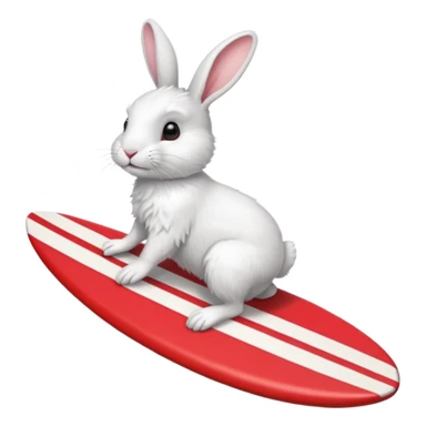 rabbit-riding-a-red-surfboard sticker