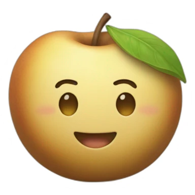 Pomme de terre kawai sticker
