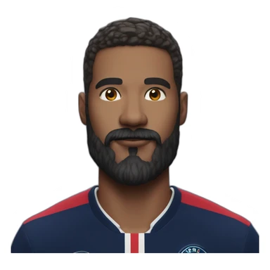 Beard guy with 1996 PSG jersey sticker