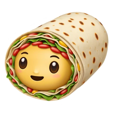 Bean burrito sticker