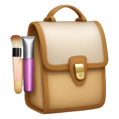 bag with cosmetics sticker