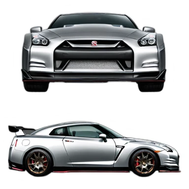 Nissan-skyline-gt-r35,chromehearts sticker