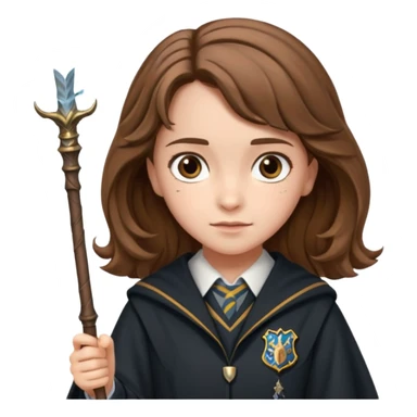 Hermione granger wand sticker