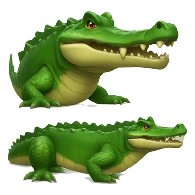 crocodile in the style of world of warcraft sticker