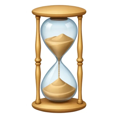 hourglass sticker