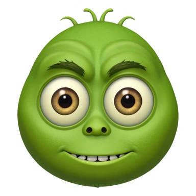 Mike Wazowski (one eye) from the Monsters Inc. movie sticker
