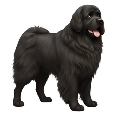 Newfoundland dog sticker