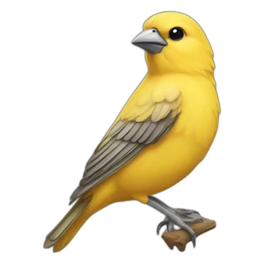 CANARY BIRD sticker