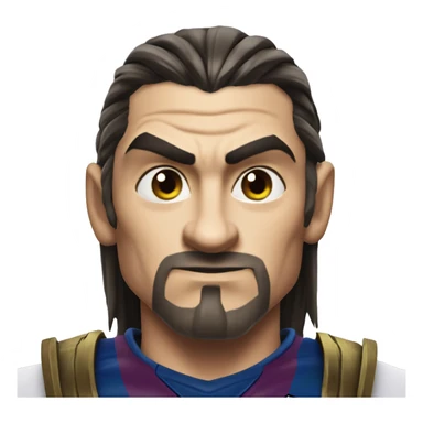 Warcraft soccer Zlatan in Marvel Avengers style, oil paint, mysterious eyes, intricate lips, masterpiece pose, odd perspective, beautiful, desirable, logical sticker