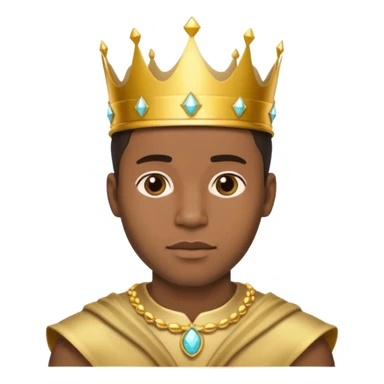 Afro white prince sticker