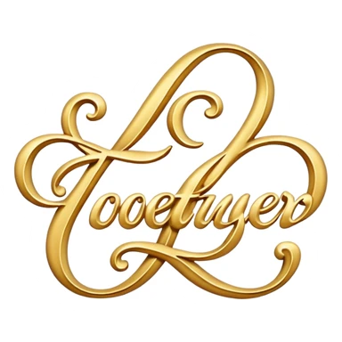 Love, Words "Always Together" sticker