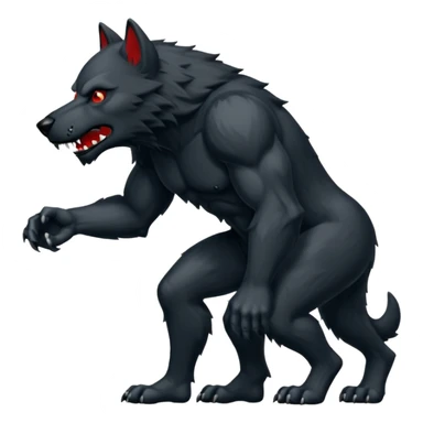 GENERAME  ENTRE 3 Y 5  ICONOS TIPO EMOJI SILUETEADOS SIN FONDO   ESTILO RETRO OCHENTERO CON LA TEMATICA DE LA PELICULA An American Werewolf in London (Un hombre lobo americano en Londres) sticker