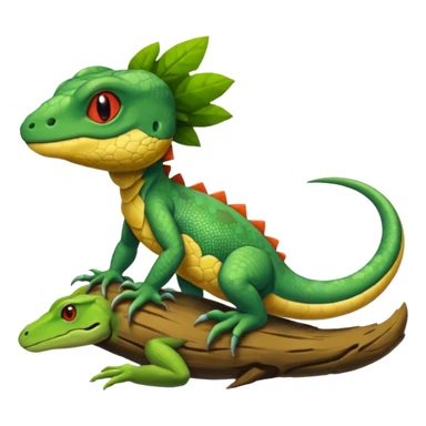 Salandit-Agama-lizard-Kecleon-Treecko sticker