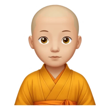 Chinese monk  sticker