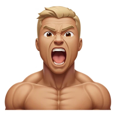 Cinematic Realistic Hercules Portrait, head tilted slightly with a dramatic, wide-open yawn, revealing a moment of relaxed strength. The lifelike textures of his powerful form and subtle, sunlit highlights emphasize his heroic presence even in a state of casual repose. sticker