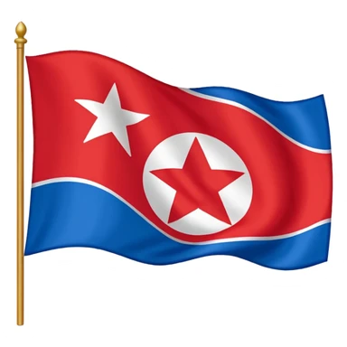 Flag of north korea sticker