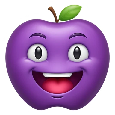 grimace apple style emoji sticker