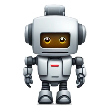 pixel robot as a recruiter sticker