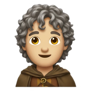 Frodo baggin sticker