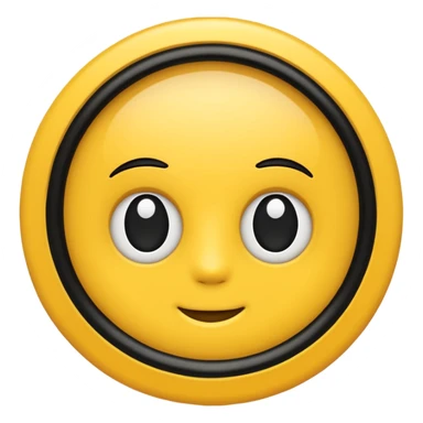 A yellow guide sticker